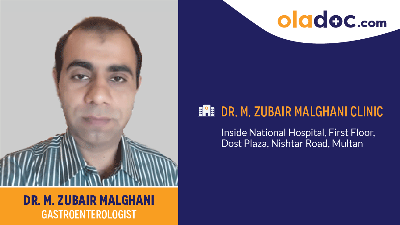 Practice locations of Dr.M. Zubair Malghani